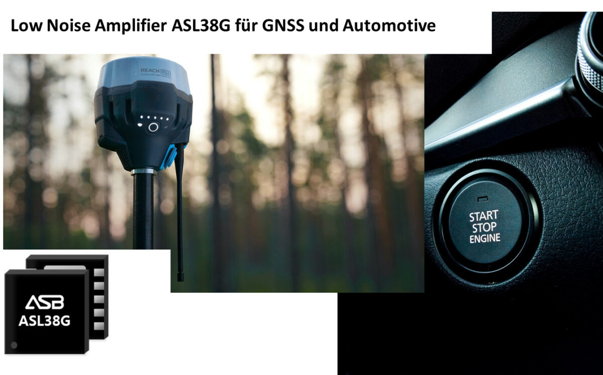 ASL38G GPS Low Noise Amplifier ASB Automotive CompoTEK