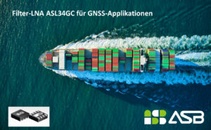 ASL34GC Filter-LNA für GNSS Applikationen